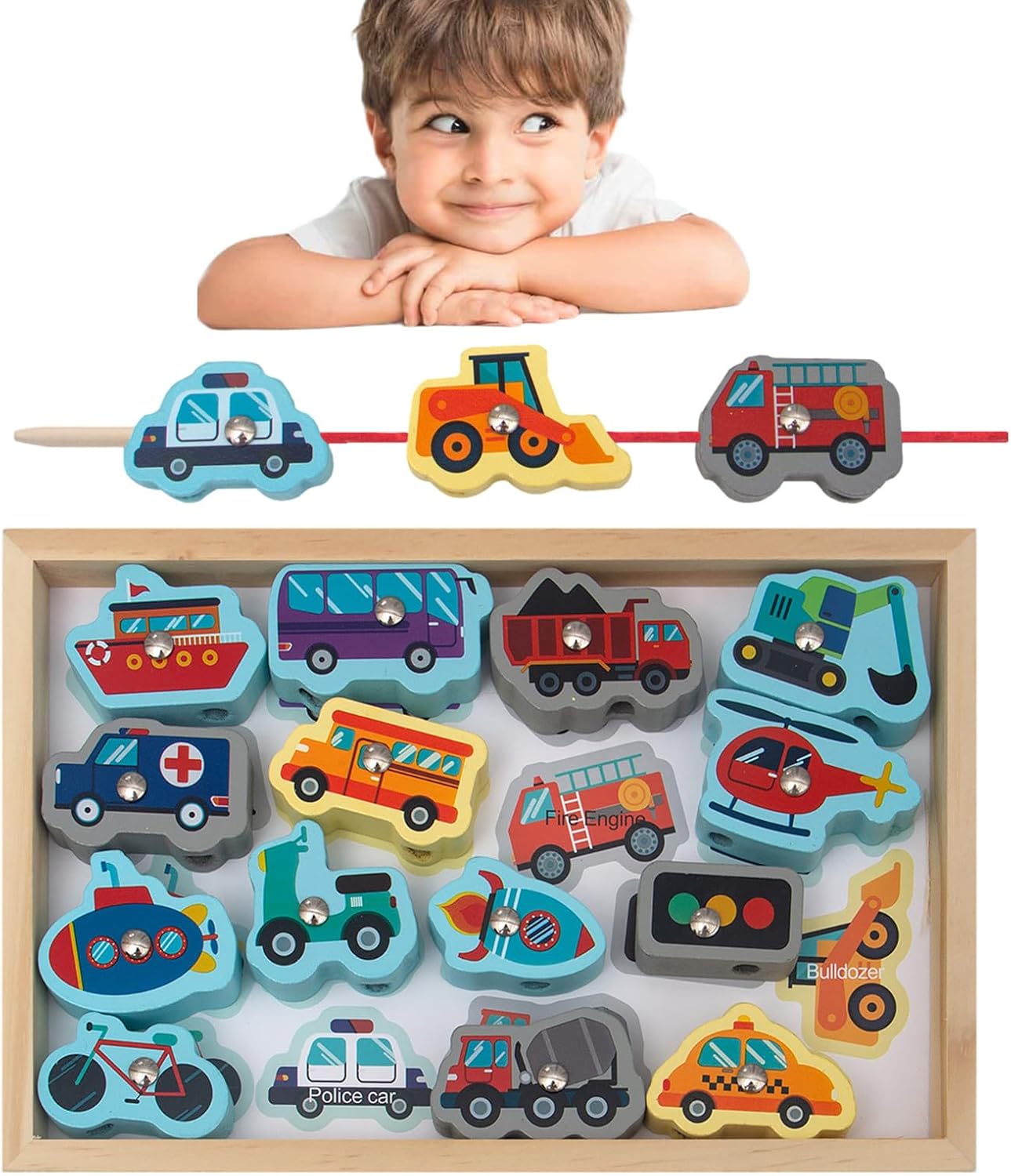 Wooden Fishing Toys,Magnetic Fishing Games with Vivid Design and Kid-Friendly - Fishing Game for Toddlers, Magnetic Fishing Toys, Gift for Kids