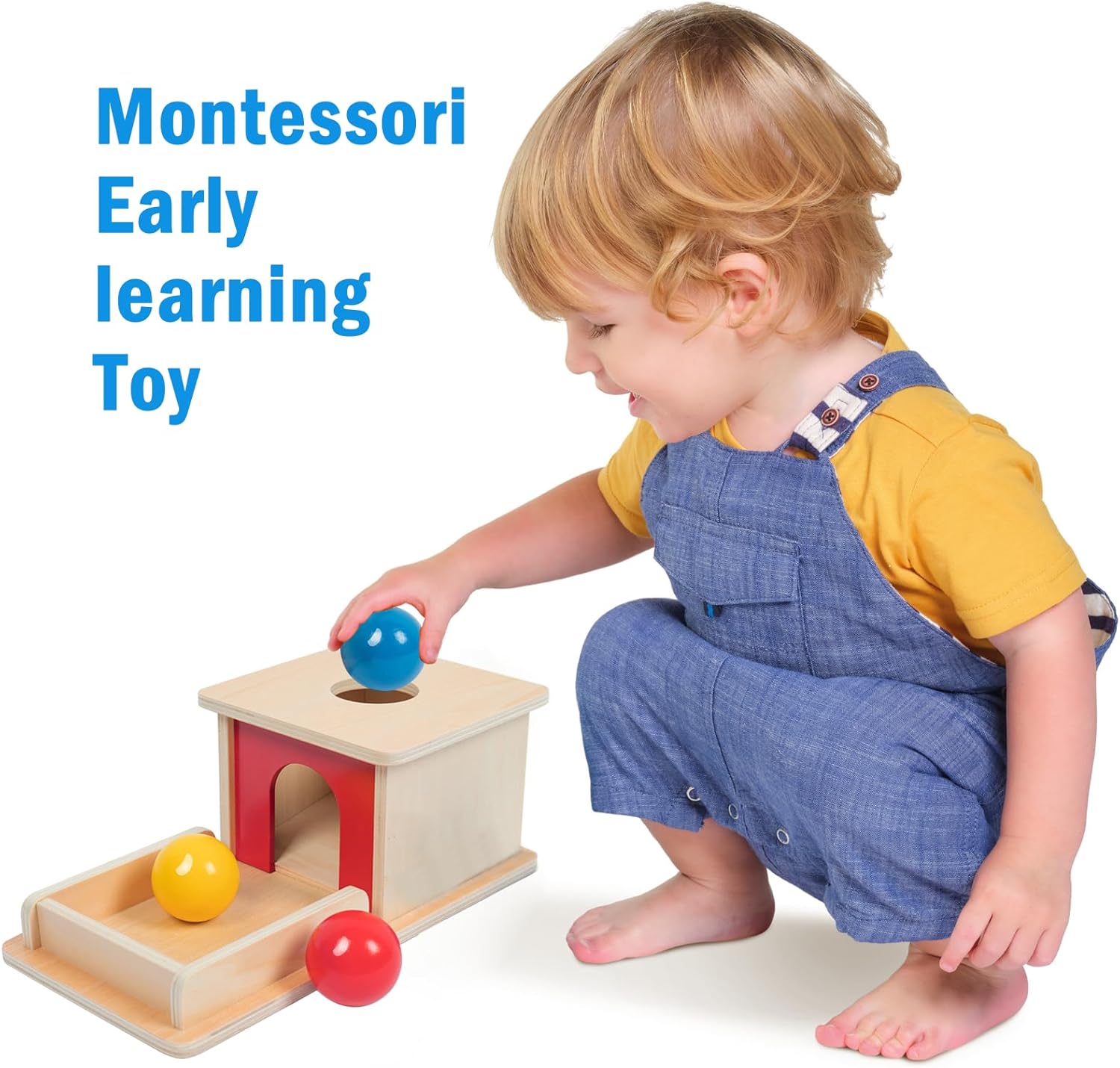 Fidto Object Permanence Box Toy for Babies 6+ Months