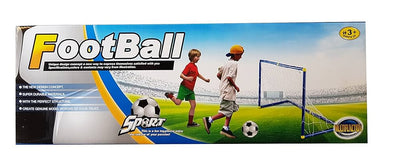 Fidtoy Junior Football Goal Set with Ball Pump for Kids