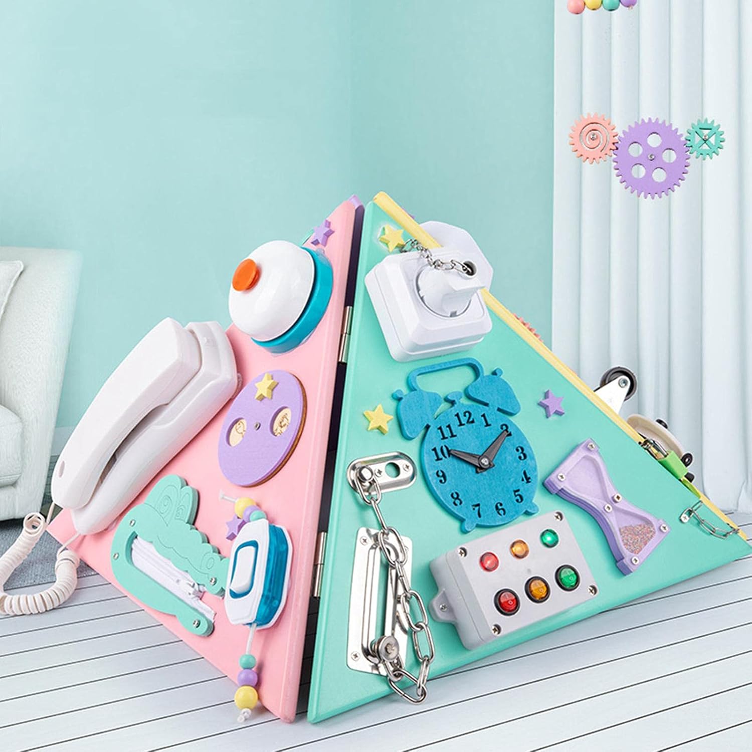 Toys Pyramid | Pyramid Shaped Fidget Toys for Adhd Kids | Hand Eye Coordination Educational Toys, Funny Toys for Education, Classroom, Aged 3+