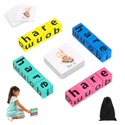 Fidtoy Educational Alphabet Learning Set – Interactive Spelling and Vocabulary Toy for Kids