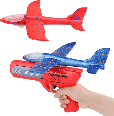 Avion Polystyrène avec Pistolet Lanceur