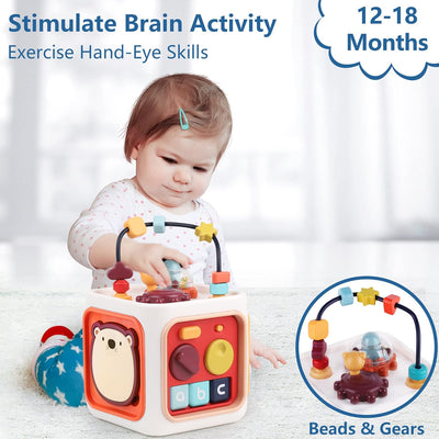 Fidtoy 6 in 1 Activity Cube for Babies and Toddlers