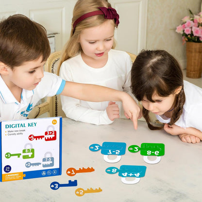 Kids Learning Locks with Keys, Number Counting for Kids | Letter Recognition Keys and Locks Combination Set for Kids - Preschool Learning Games, c
