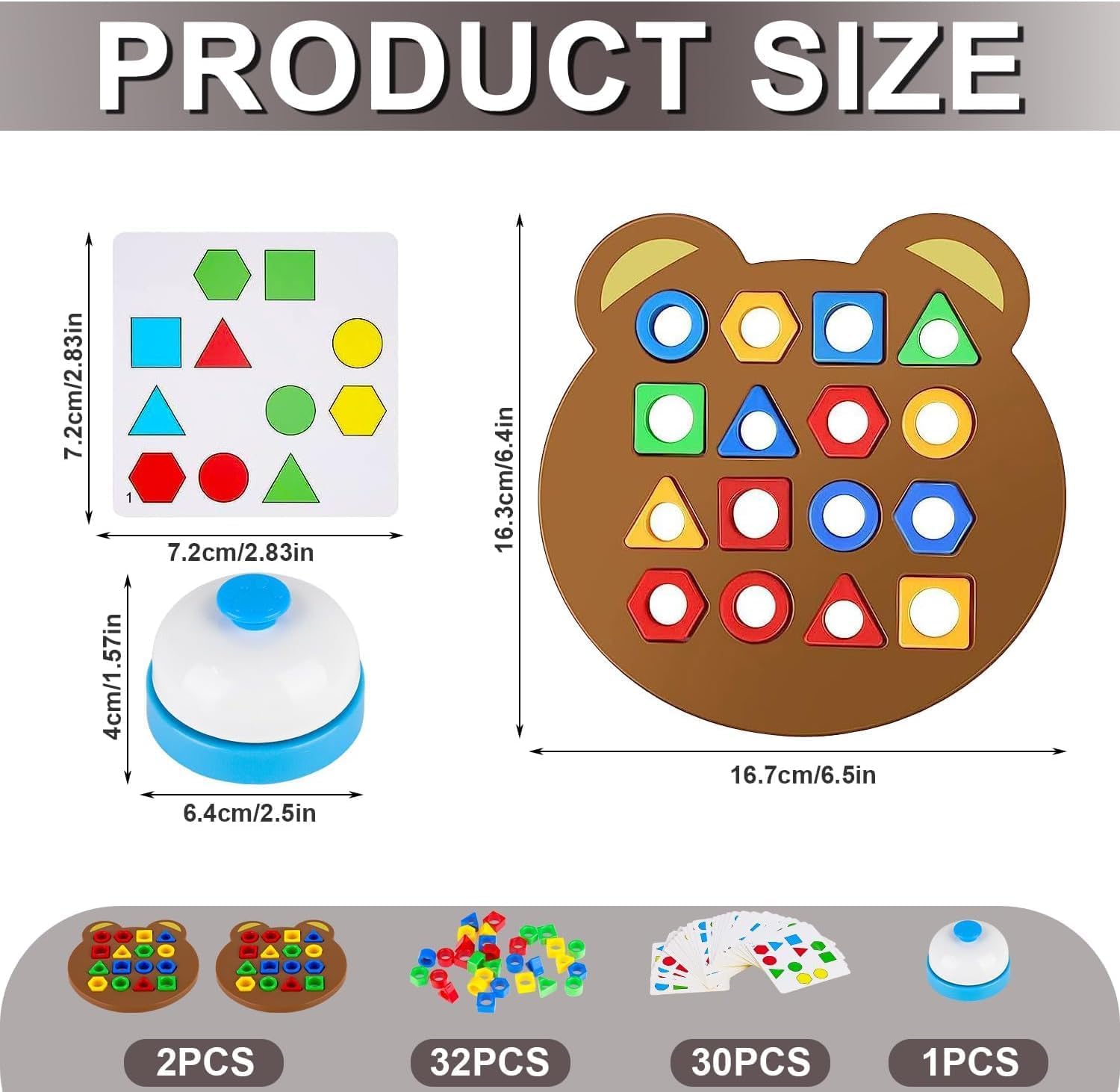 Geometric Shapes and Colors Matching Game