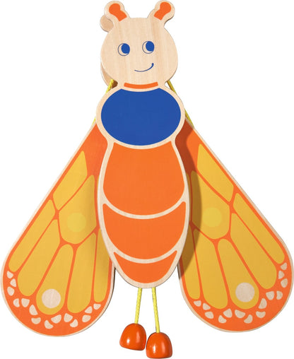 Large Wooden Butterfly Playroom Wall Decor Moveable Wings