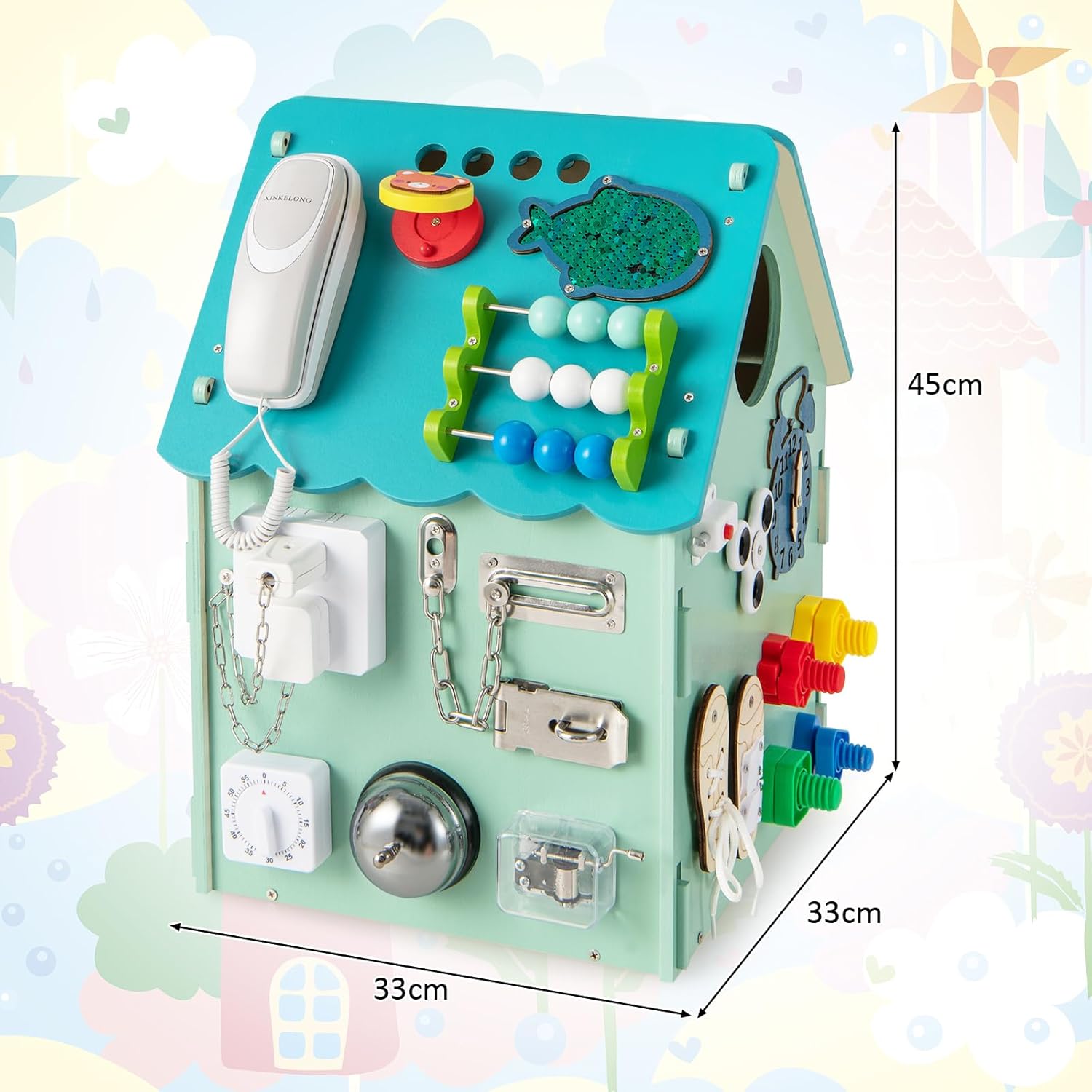 Fidtoy Maison d'activités multifonctionnelle Montessori