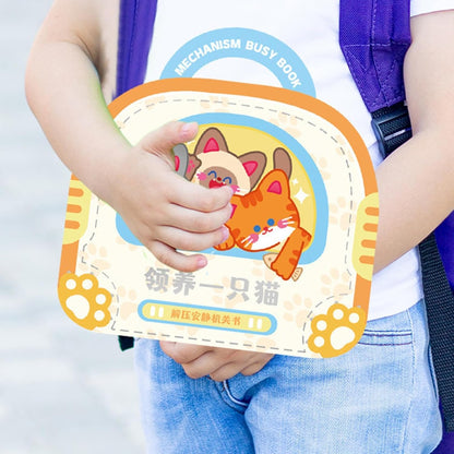 Books with gelatin stickers for children, books with gelatin stickers for children, Libtivo - Book with ambini co adhesive stickers for children aged 6 and up, books with reusable stickers, l