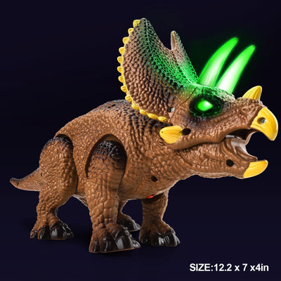 Fidtoy Remote Control Dinosaur Toy for Kids with Lights and Roar