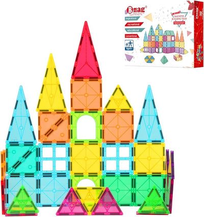 Fidtoy 110 Piece Magnetic Building Block Set for Kids