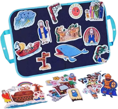 1 ensemble de feutres pour les histoires bibliques des enfants.