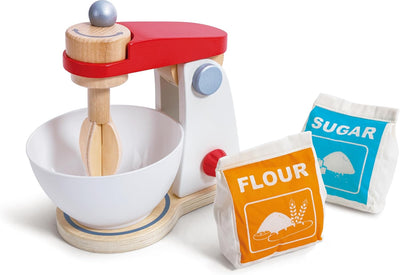 Fidtoy Robot Pâtissier en Bois Jouet d'Imitation Kit de Pâtisserie