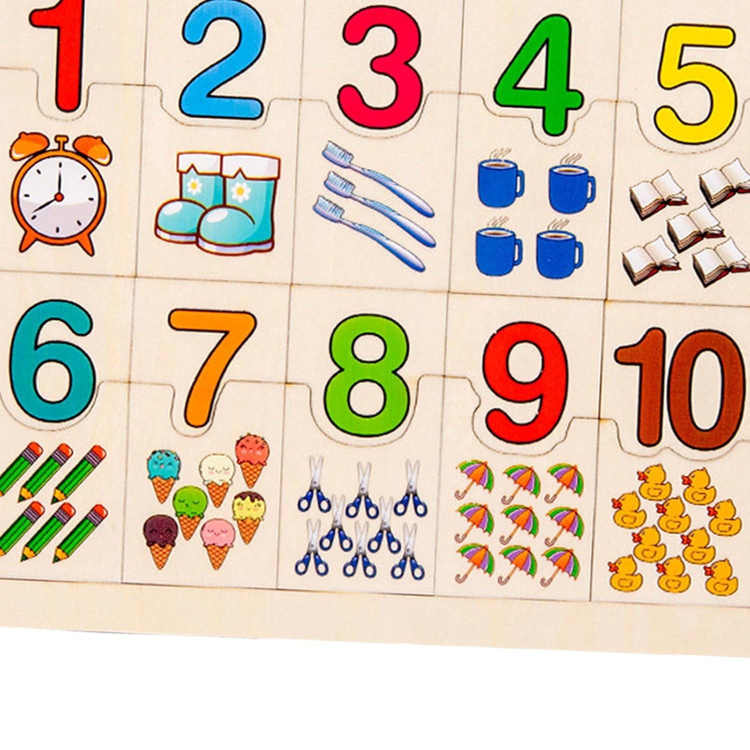 Enakshi® Tablero de rompecabezas digital de aprendizaje de combinación de números para niños, bebés | Juguetes para bebés | Juguetes de desarrollo para bebés