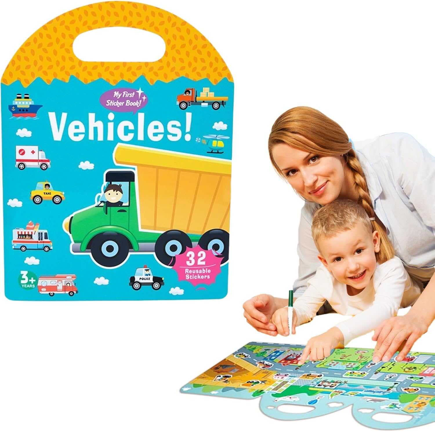 Fun Sticker Books | Creative Jelly Stickers Activity Book,Reusable Arts And Crafts Activities Book Creative Jelly Stickers For Kids