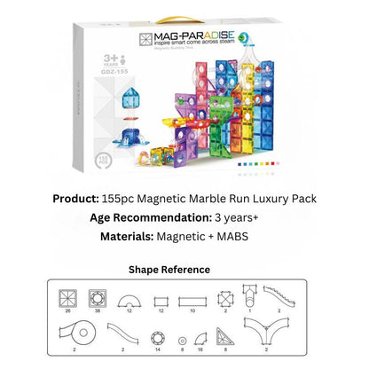 Magnetic Tiles and Marble Run Variety Packs
