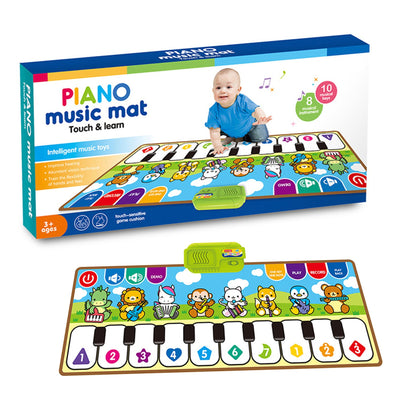 Tapis musical Fidtoy Piano – Tapis de jeu musical pour bébés et enfants