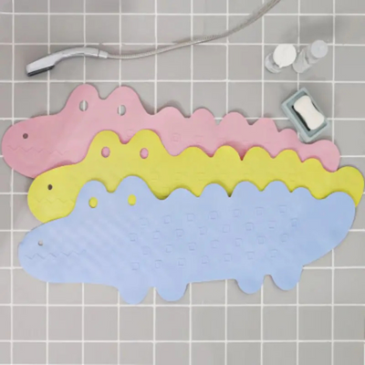 AquaJoy – Antidérapant et sûr – Tapis de bain enfant Crocodile