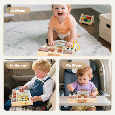 Steering Wheel with Lights & Sounds for Toddlers 1-3