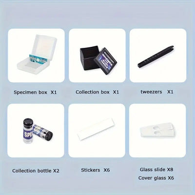 STEAM Science Explore Microscope 100/600/1200X Experiment Kit - 303