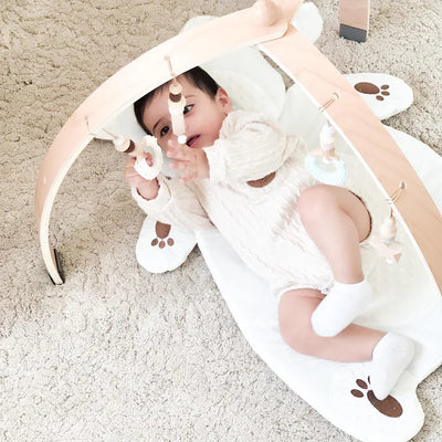 Portique d'éveil en bois Jouets Montessori
