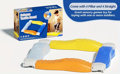 Tablero táctil de viga de equilibrio sensorial multicolor - 031