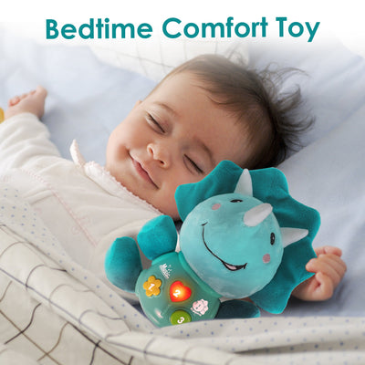Fidtoy Stuffed Dinosaur Musical Toy for Babies