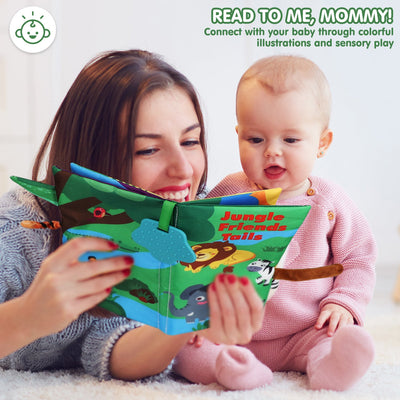 Fidtoy Soft Baby Book Set for Babies 0-6 Months Sensory Toy
