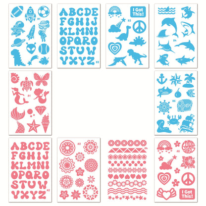 Kids DIY Glitter Tattoo Set Party Craft Kit