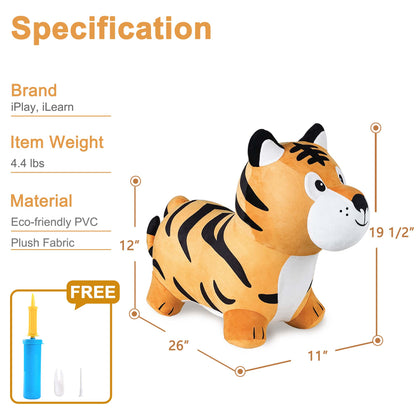 Tiger Bouncy Pals Horse Plush Hopping Animal Toys