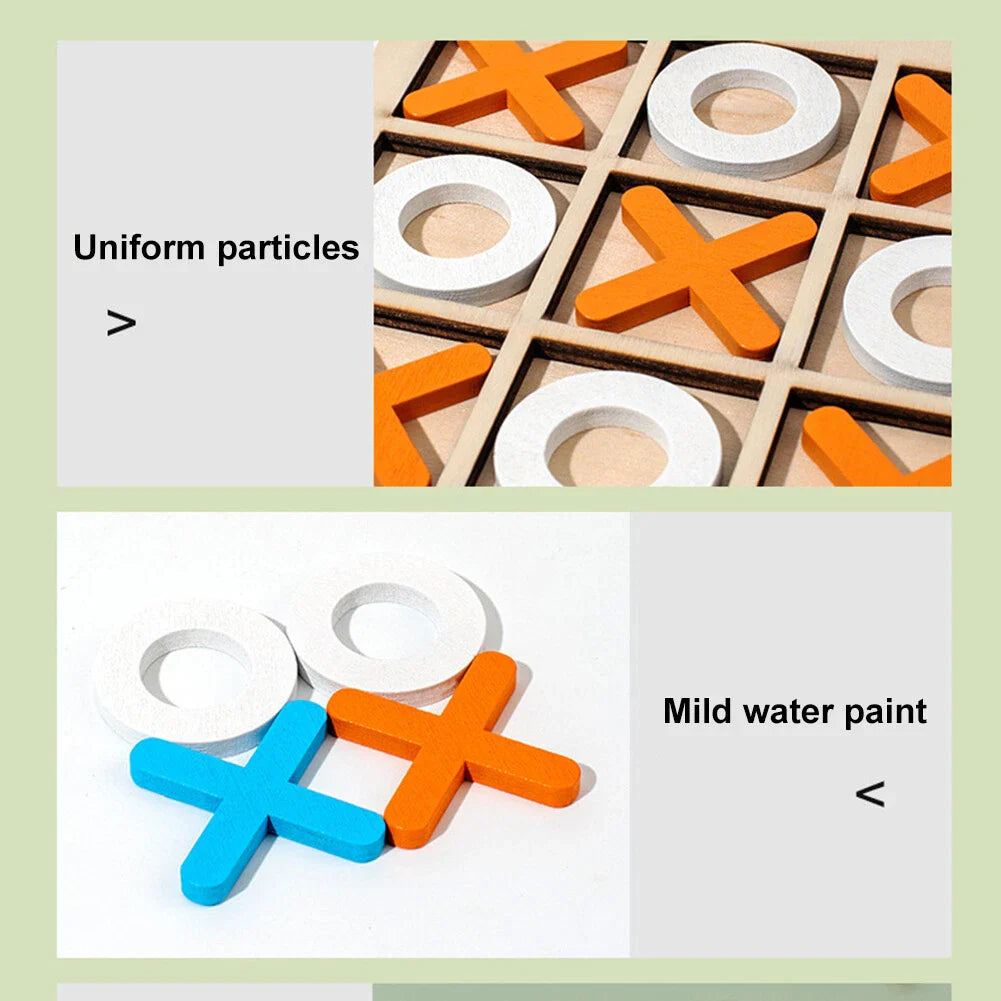 Wooden XOX Game Board