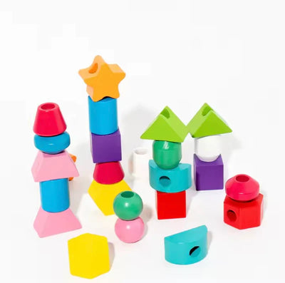 Bloques de rompecabezas a juego