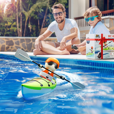 Fidtoy RC Kayak de juguete para niños con control remoto
