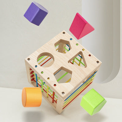jouets éducatifs en bois pour bébés Jouet enfichable en bois pour l'éveil