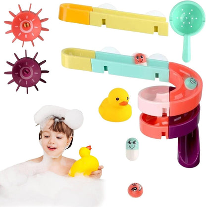 Bath Time Ball Track Water Play - 24 pieces