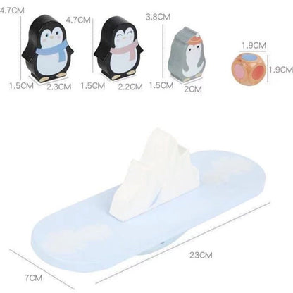 Wooden Penguin Balance Game-Fine motor skills toys