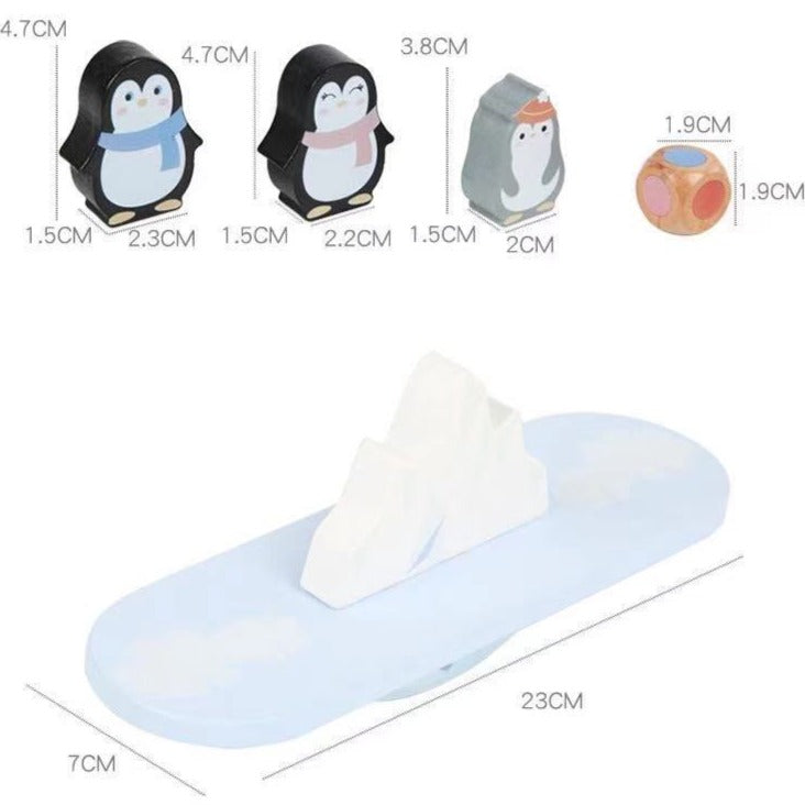 Wooden Penguin Balance Game-Fine motor skills toys