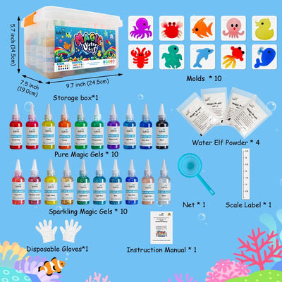 Set de Squishies Mágicos con Agua JellyJoy™