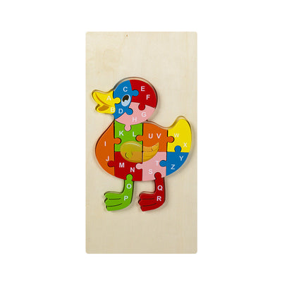 Puzzle en bois Alphabet apprentissage aléatoire - 191