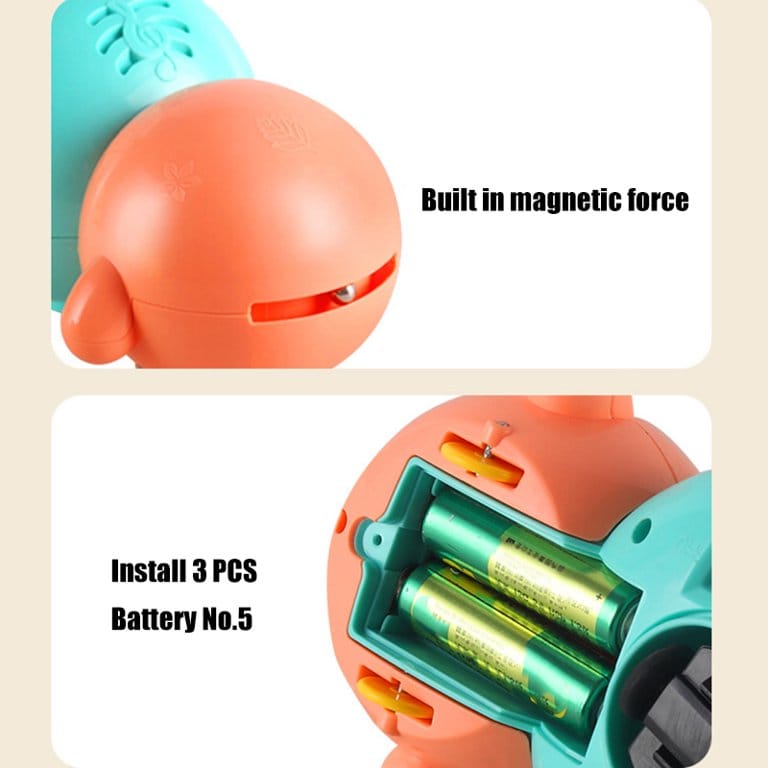 Magnetic Caterpillar with Light/Sound Toy Set - 777