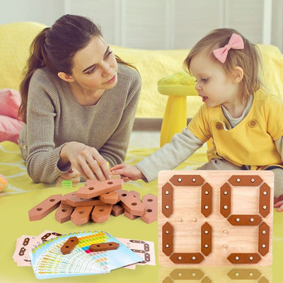 Digital Wooden Board for Addition Subtraction Learning - 032