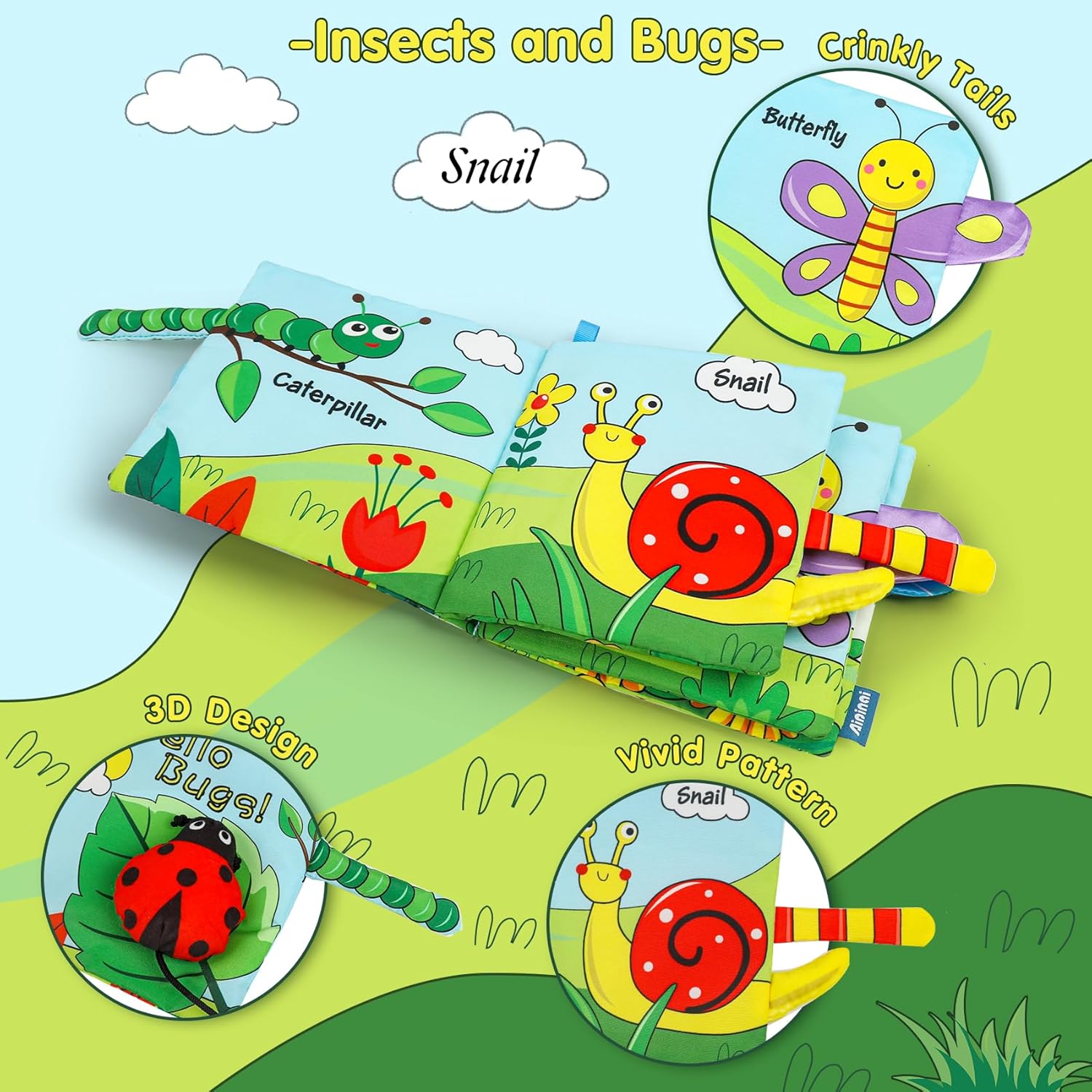 Libro de tela para bebés