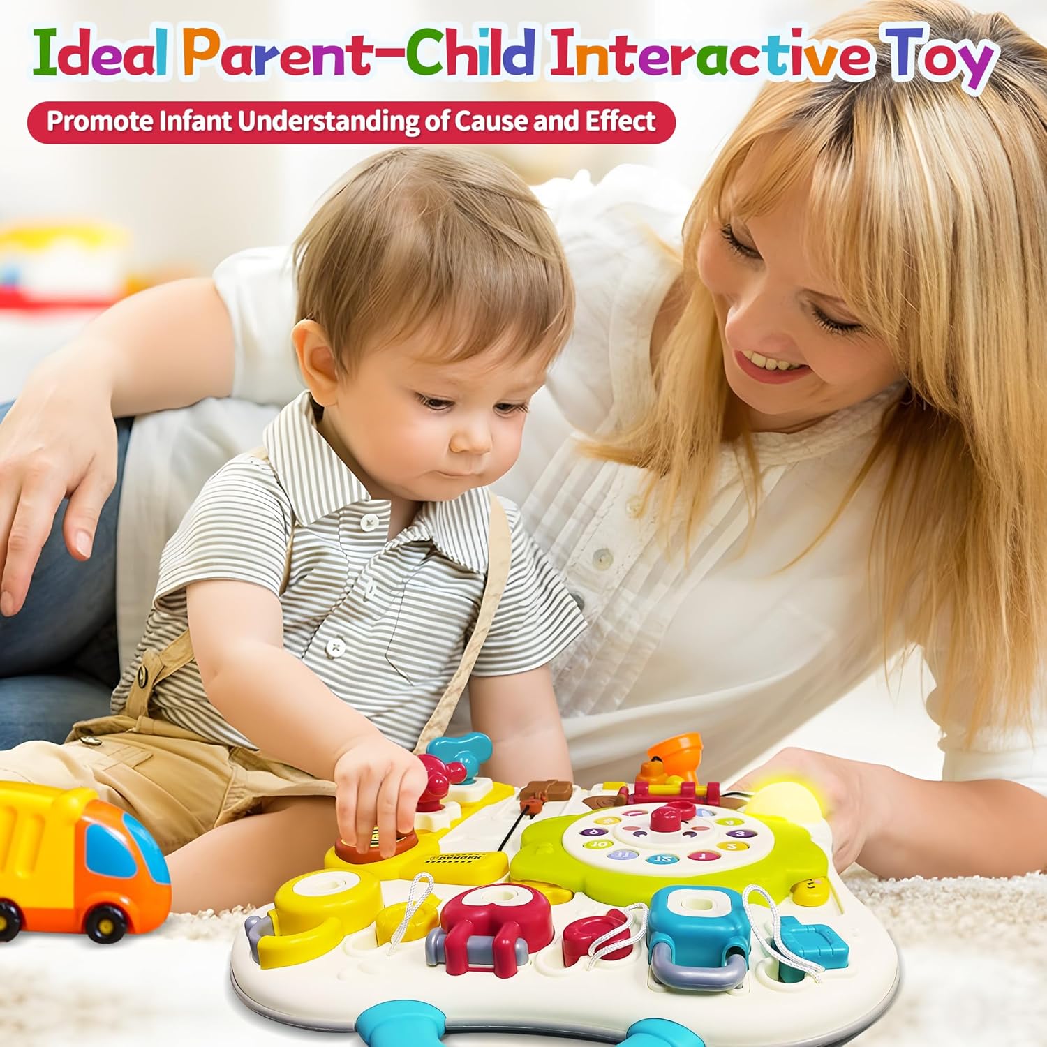 Fidtoy Baby Busy Board Light Switch Music Montessori Toy