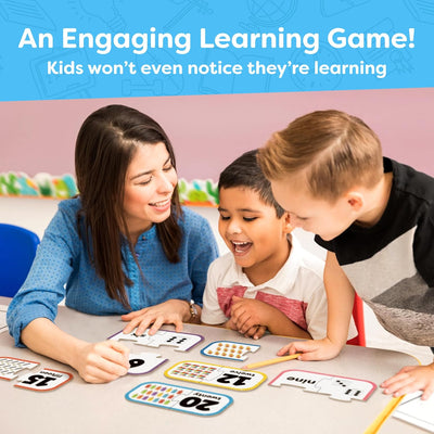 Fidtoy Number Matching Puzzle Set Early Math Toy
