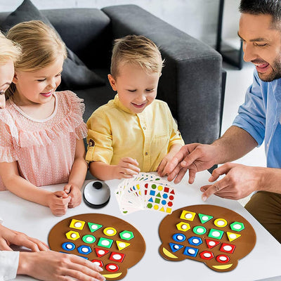 Geometric Shapes and Colors Matching Game