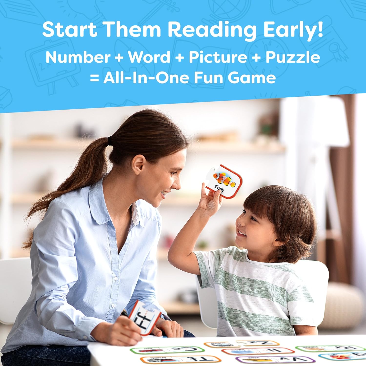 Fidtoy Number Matching Puzzle Set Early Math Toy
