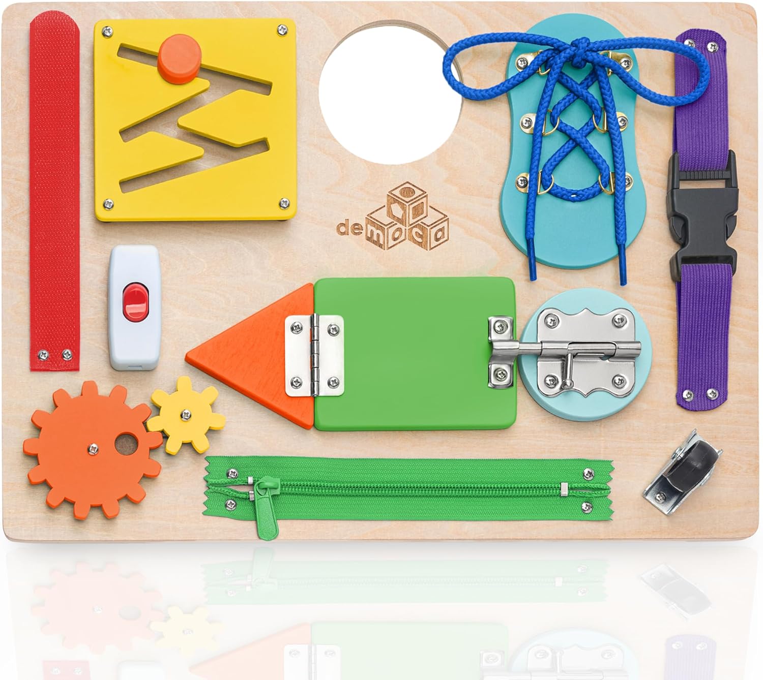 Fidtoy Montessori Learning Busy Board for Toddlers