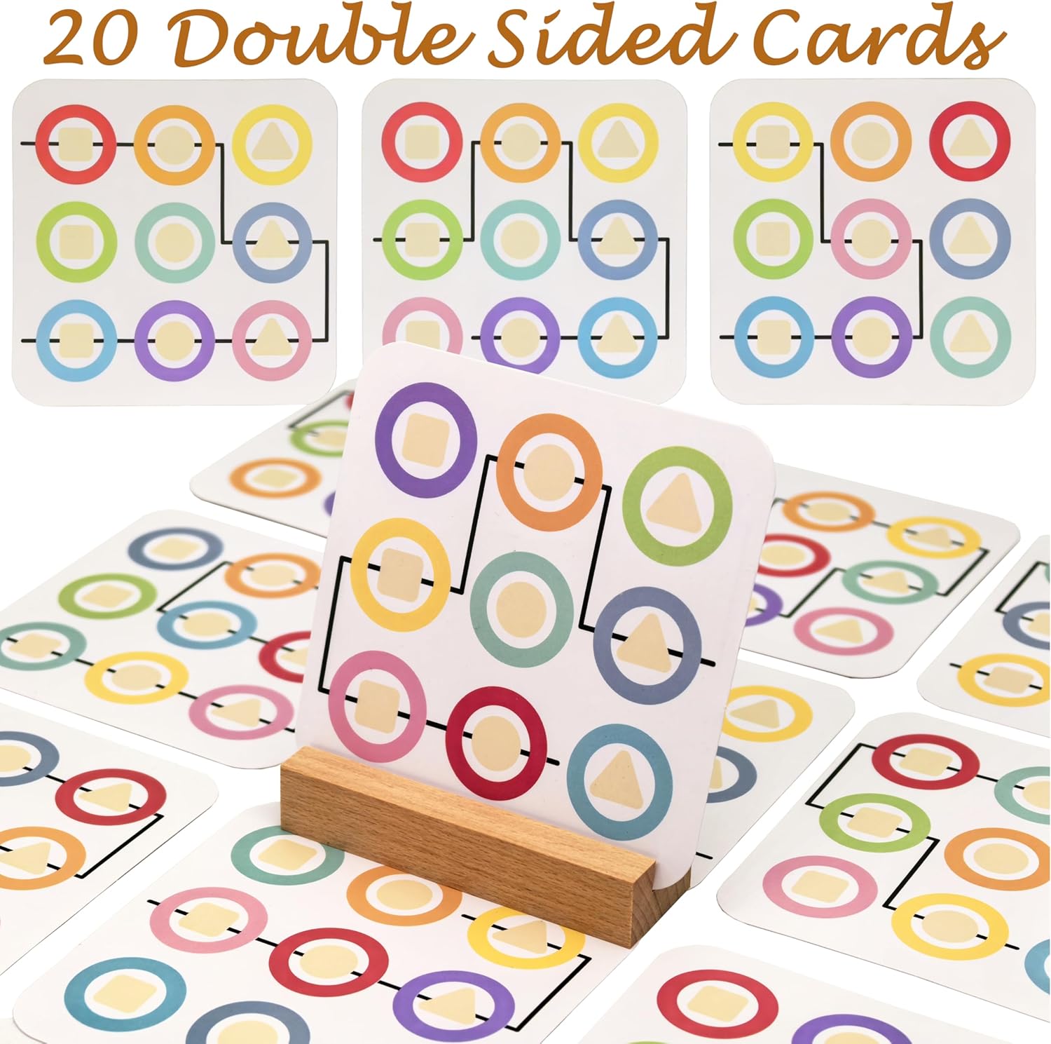 Memory Care Activities for Dementia Patients, Dexterity Games for Seniors with Parkinsons, Cognitive Matching Alzheimers Products for Elderly, Rings Threading Puzzle Busy Box Board Gadgets Gifts