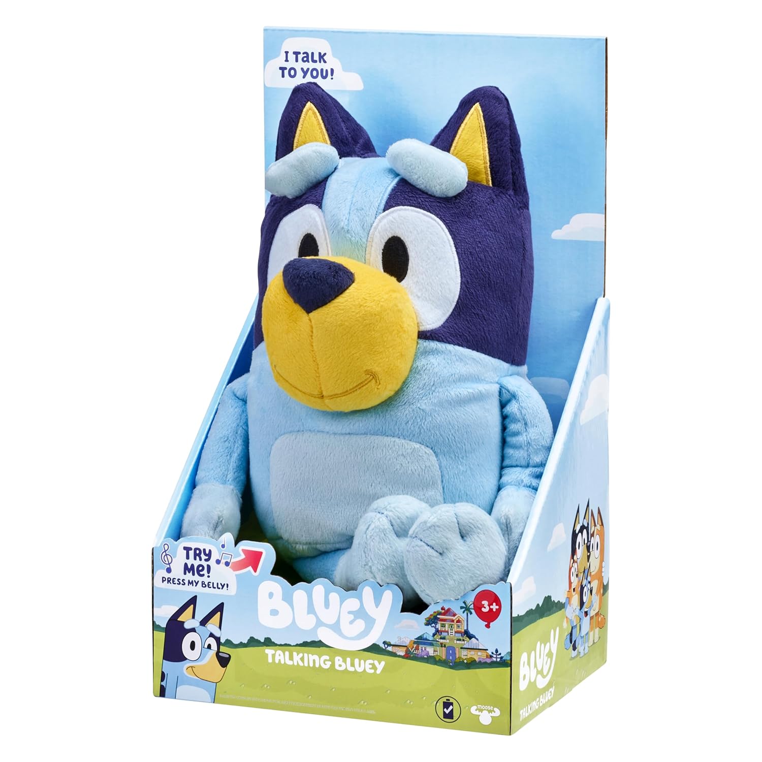 Fidtoy Talking Plush Dog Toy with Music and Interactive Audio