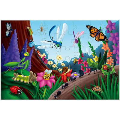 Fidtoy Giant Bugs and Insects Floor Puzzle for Kids