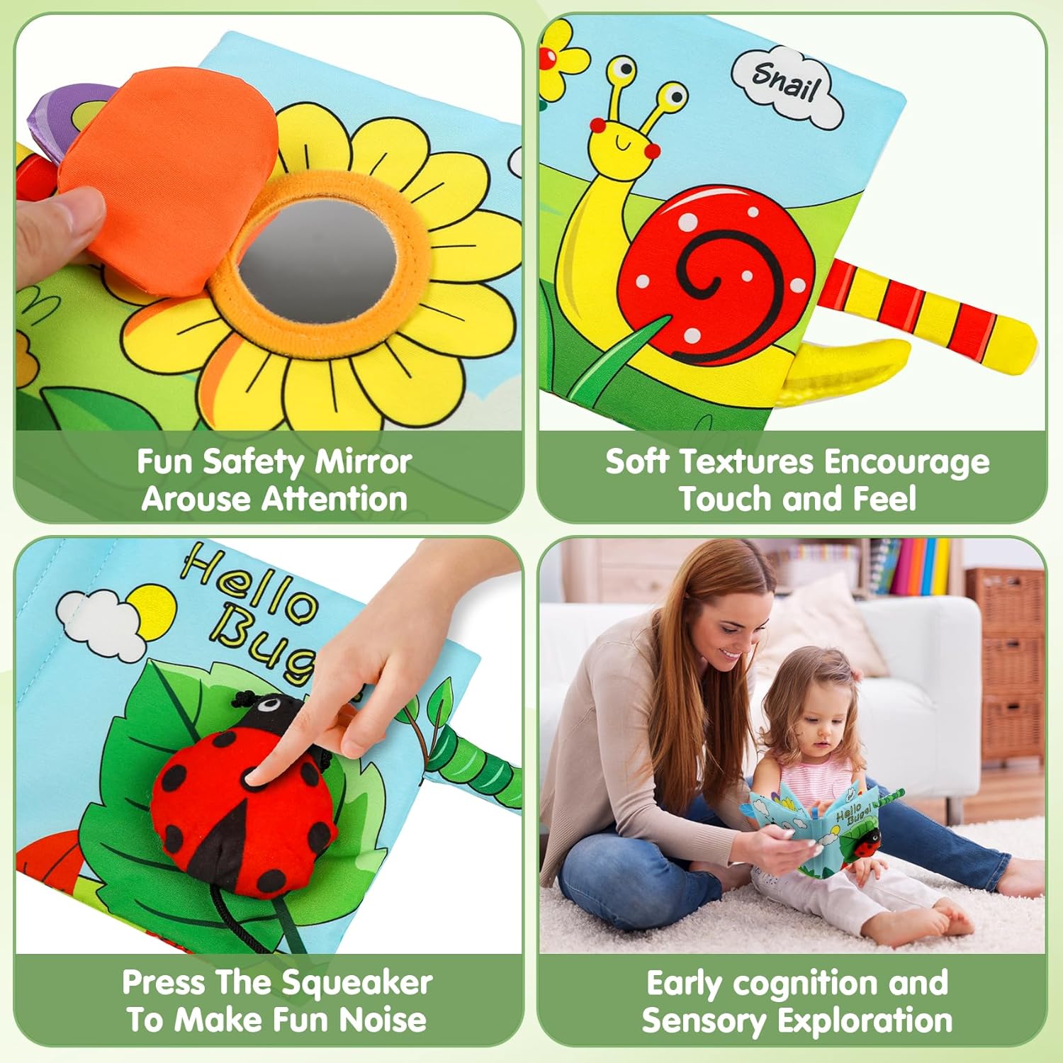 Libro de tela para bebés